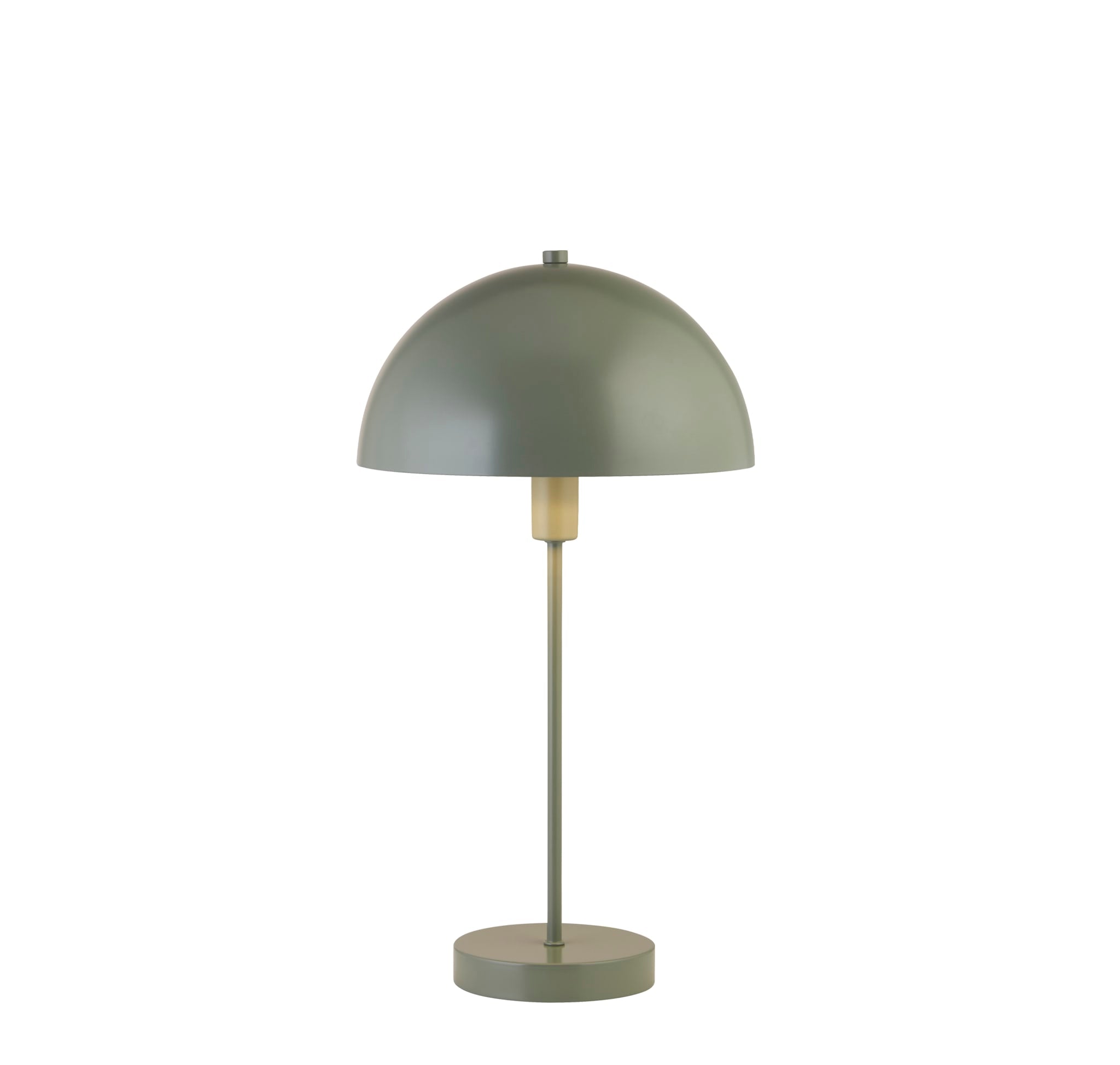 Mushroom Table Lamp - Green Metal