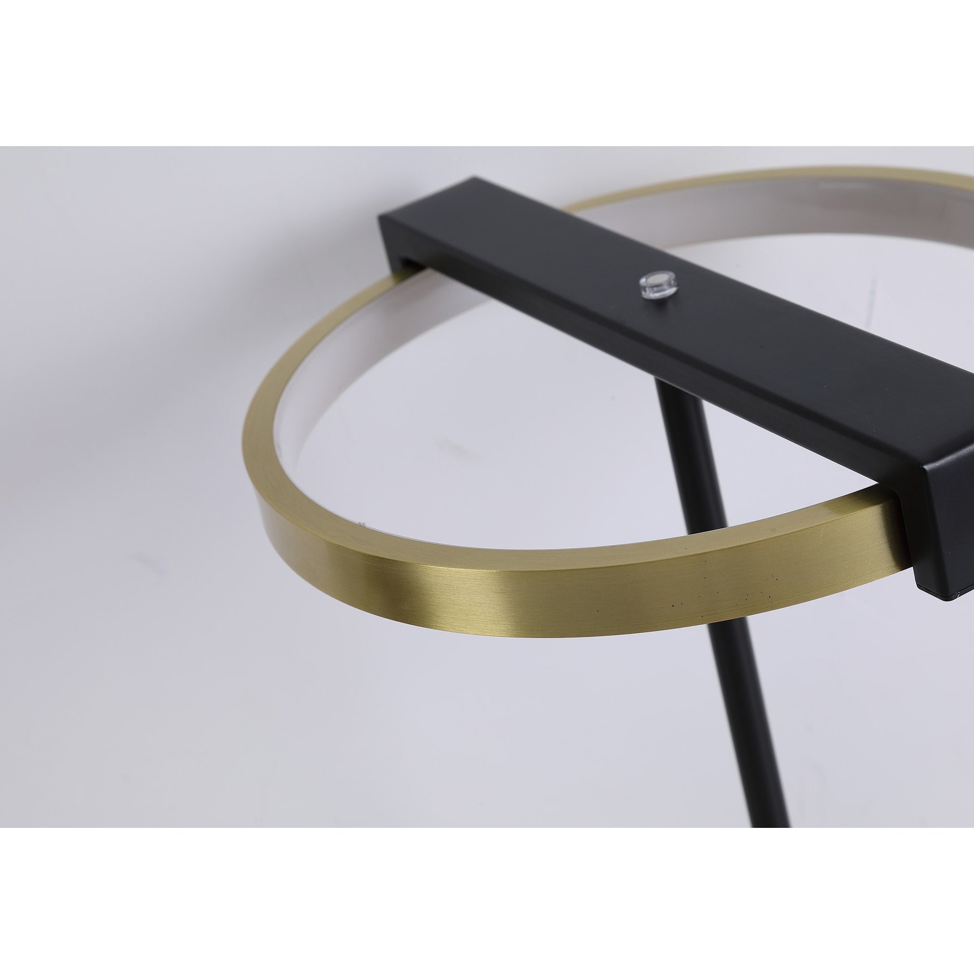 Aerial LED Table Lamp, Gold and Black Metal