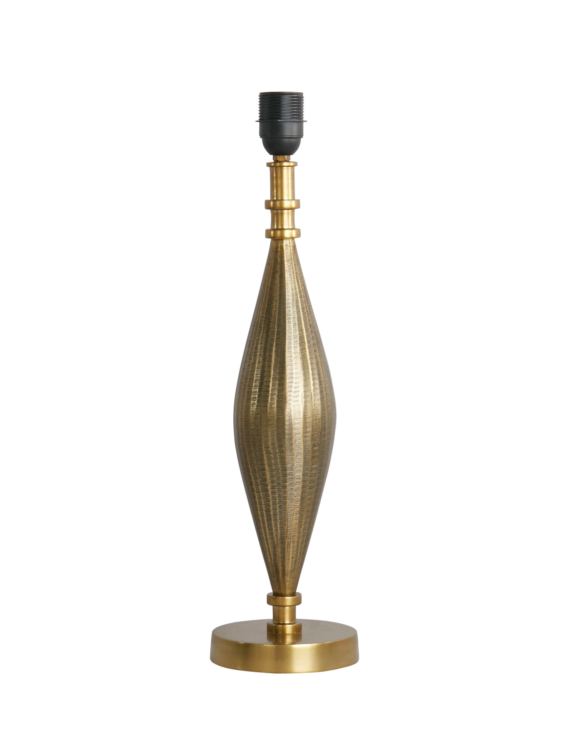 Base Only - Rye Table Lamp - Antique Brass Metal