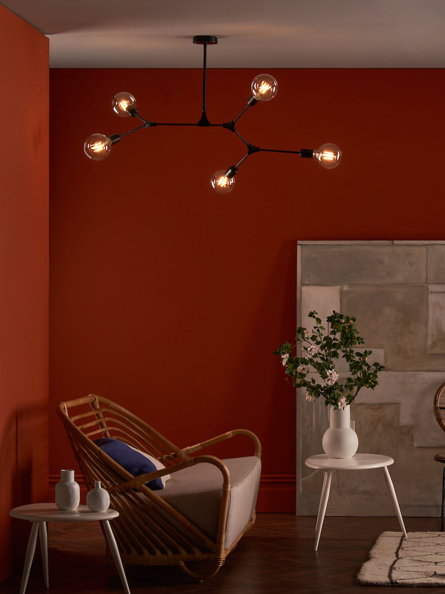 EUPHEMIA 5LT PENDANT BLACK