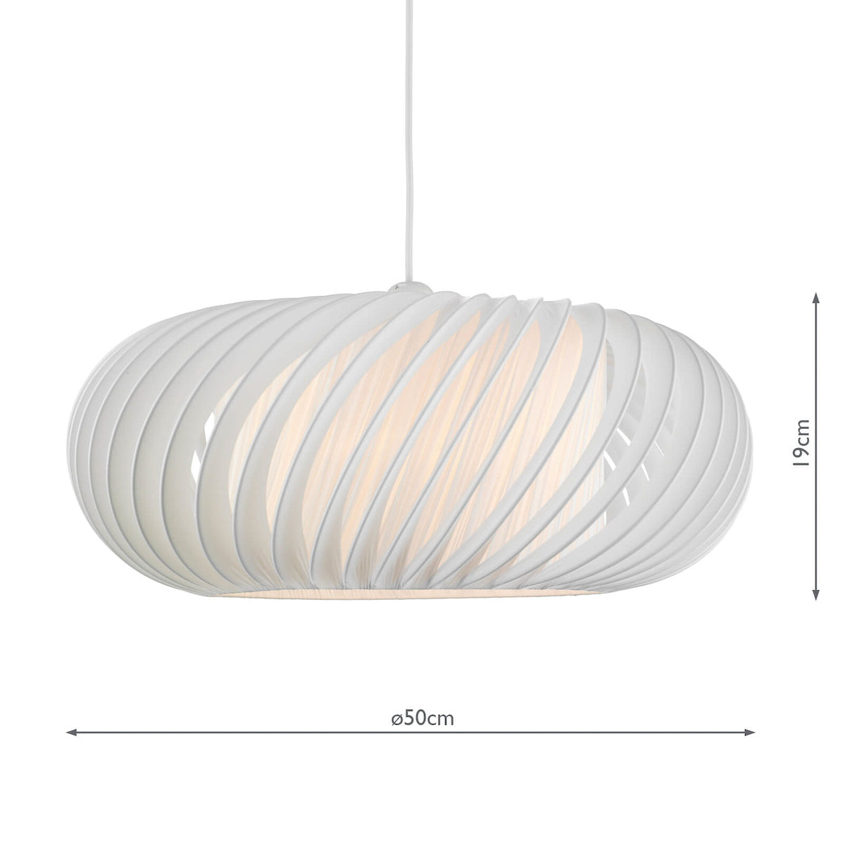 EXPLORER LARGE SLANTING NON ELEC PENDANT