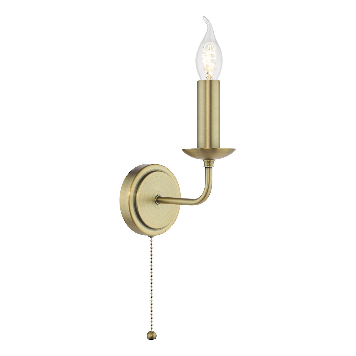 Favian Wall Light Matt Bronze With Shade