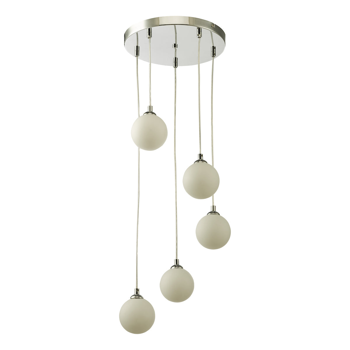 FEDERICO 5LT CLUSTER POL CHR CW OPAL GLASS