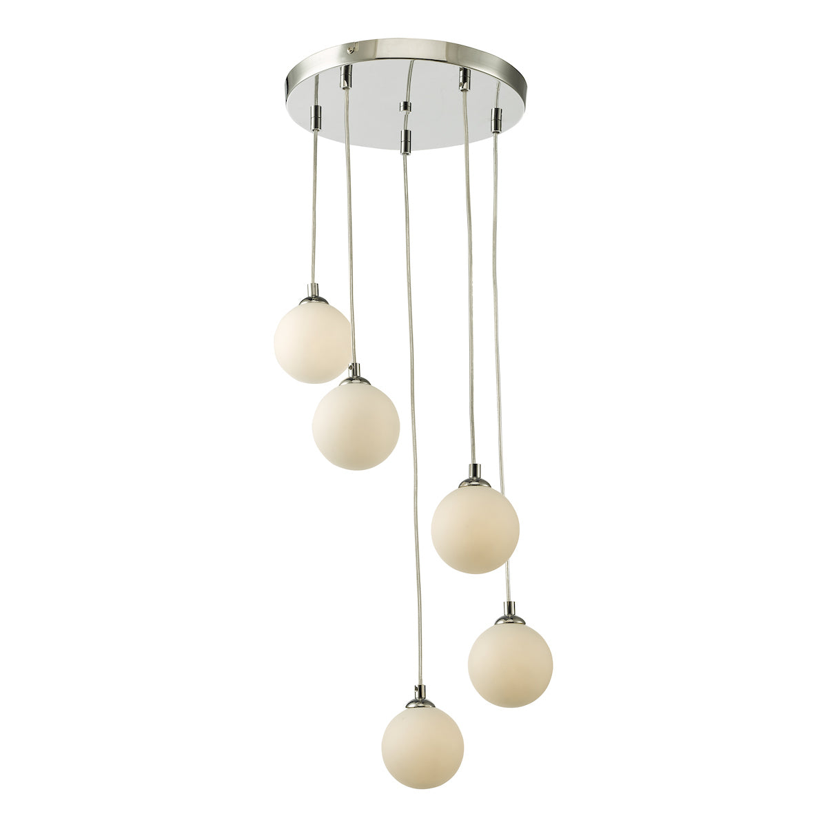 FEDERICO 5LT CLUSTER POL CHR CW OPAL GLASS