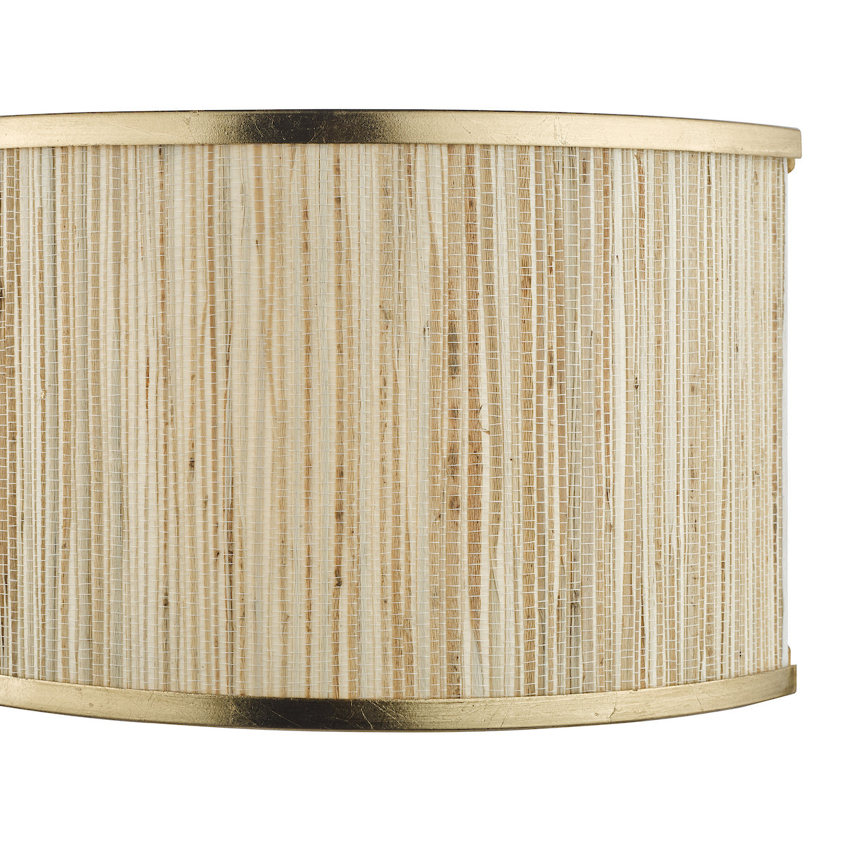 FENELLA 2LT WL GOLD WITH NATURAL SEAGRASS SHADE