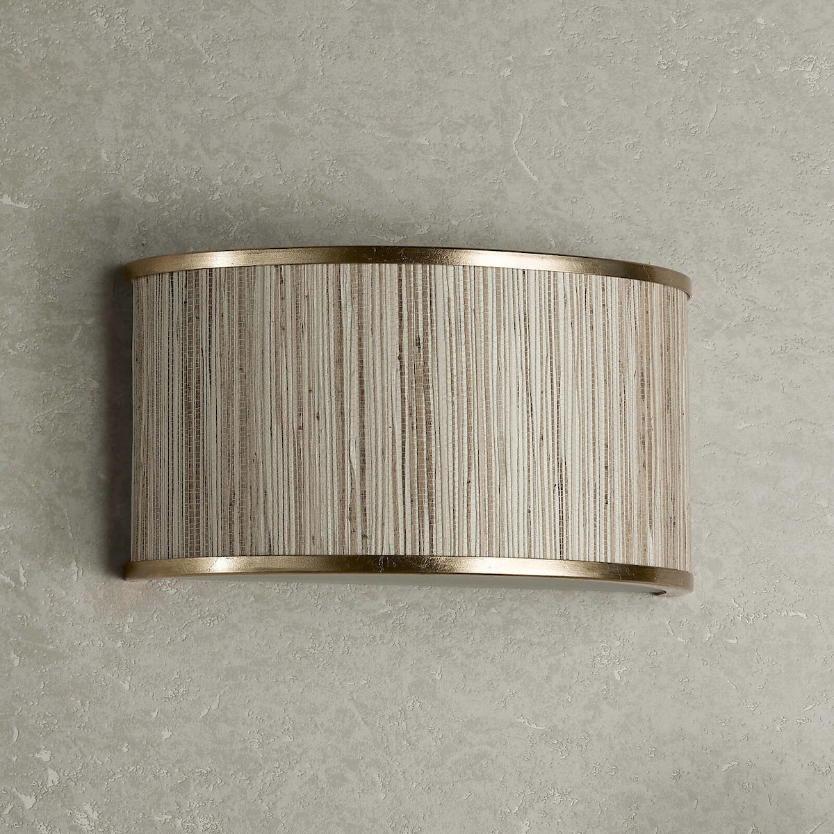 FENELLA 2LT WL GOLD WITH NATURAL SEAGRASS SHADE