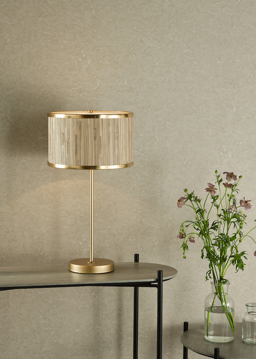 FENELLA TL GOLD WITH NATURAL SEAGRASS SHADE