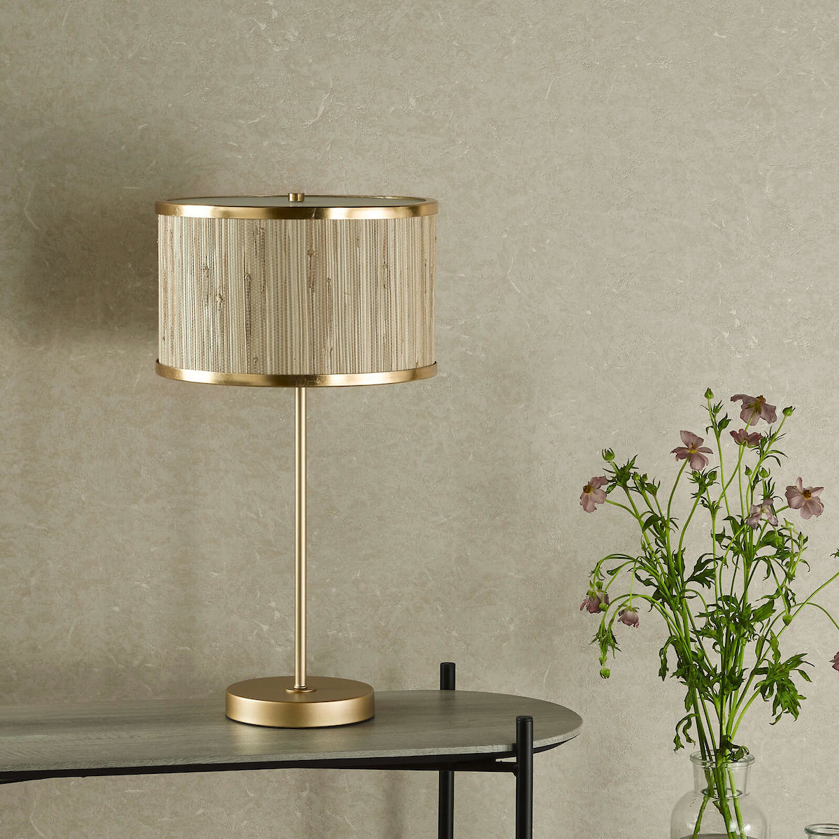 FENELLA TL GOLD WITH NATURAL SEAGRASS SHADE