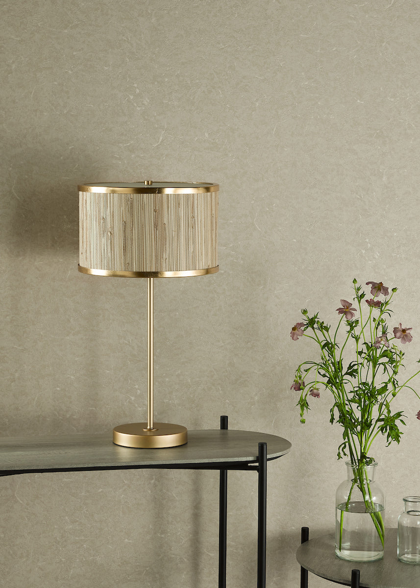 FENELLA TL GOLD WITH NATURAL SEAGRASS SHADE
