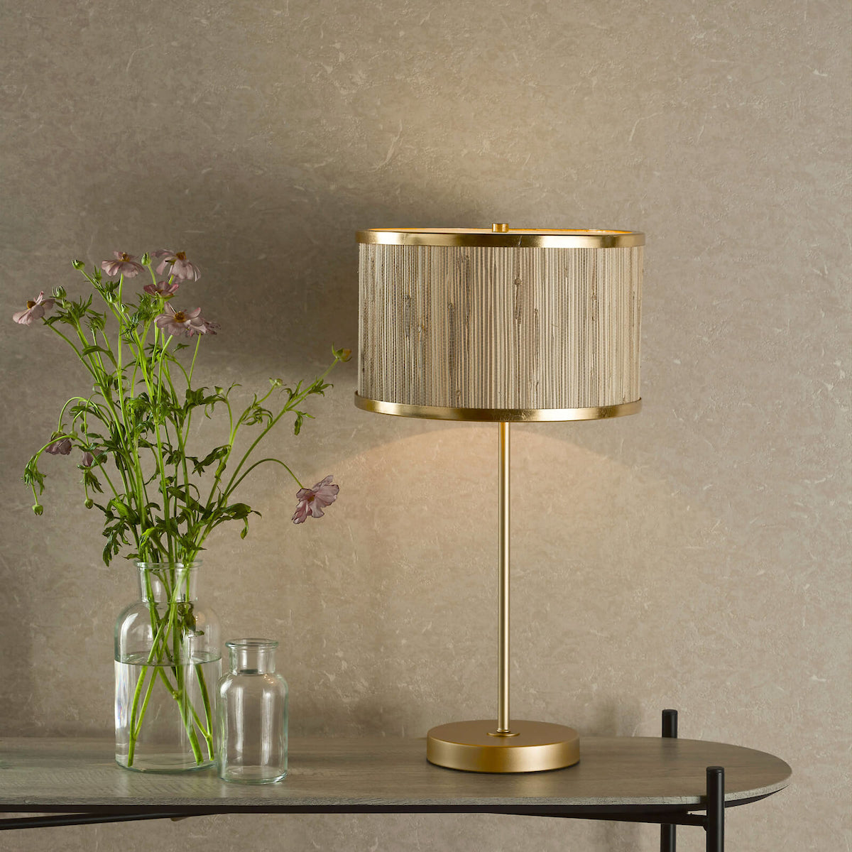 FENELLA TL GOLD WITH NATURAL SEAGRASS SHADE