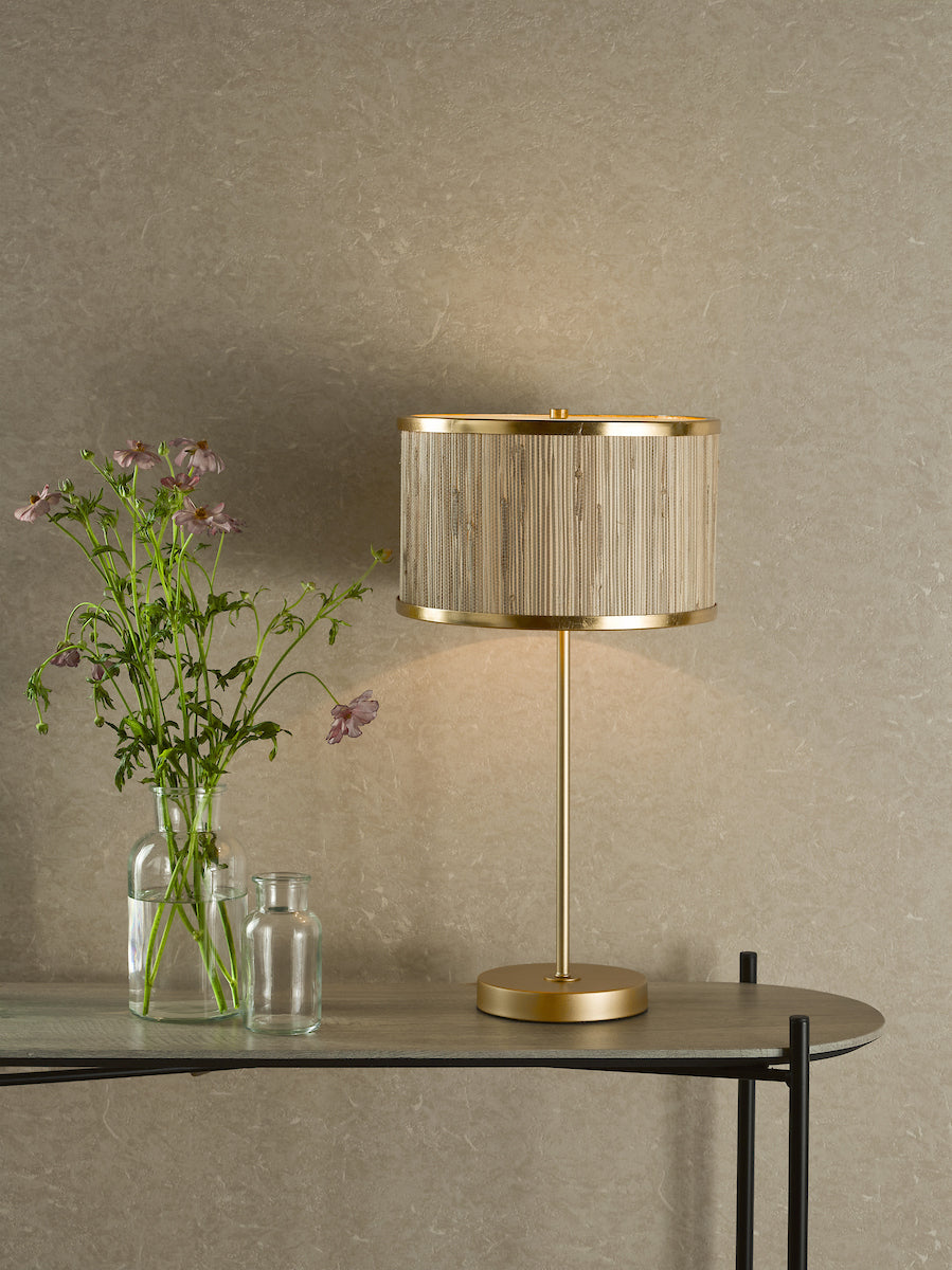 FENELLA TL GOLD WITH NATURAL SEAGRASS SHADE