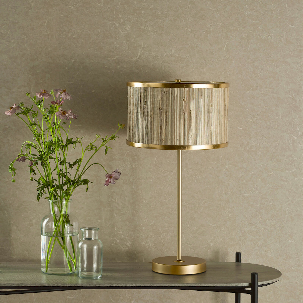 FENELLA TL GOLD WITH NATURAL SEAGRASS SHADE