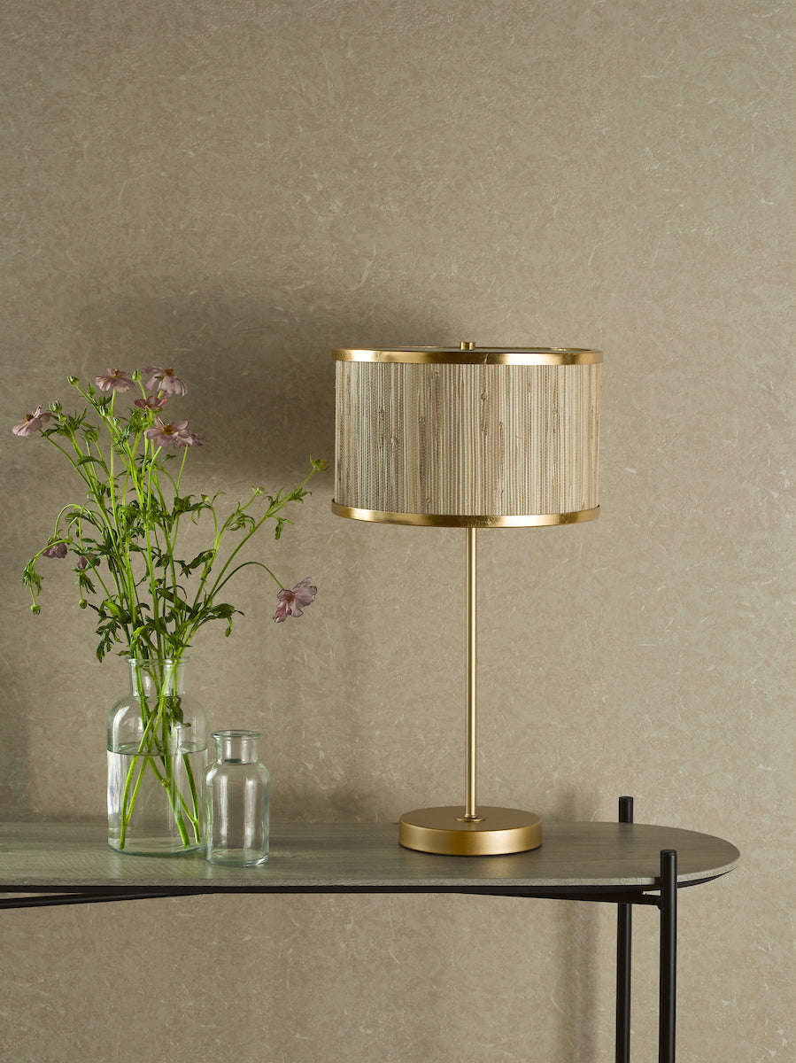 FENELLA TL GOLD WITH NATURAL SEAGRASS SHADE