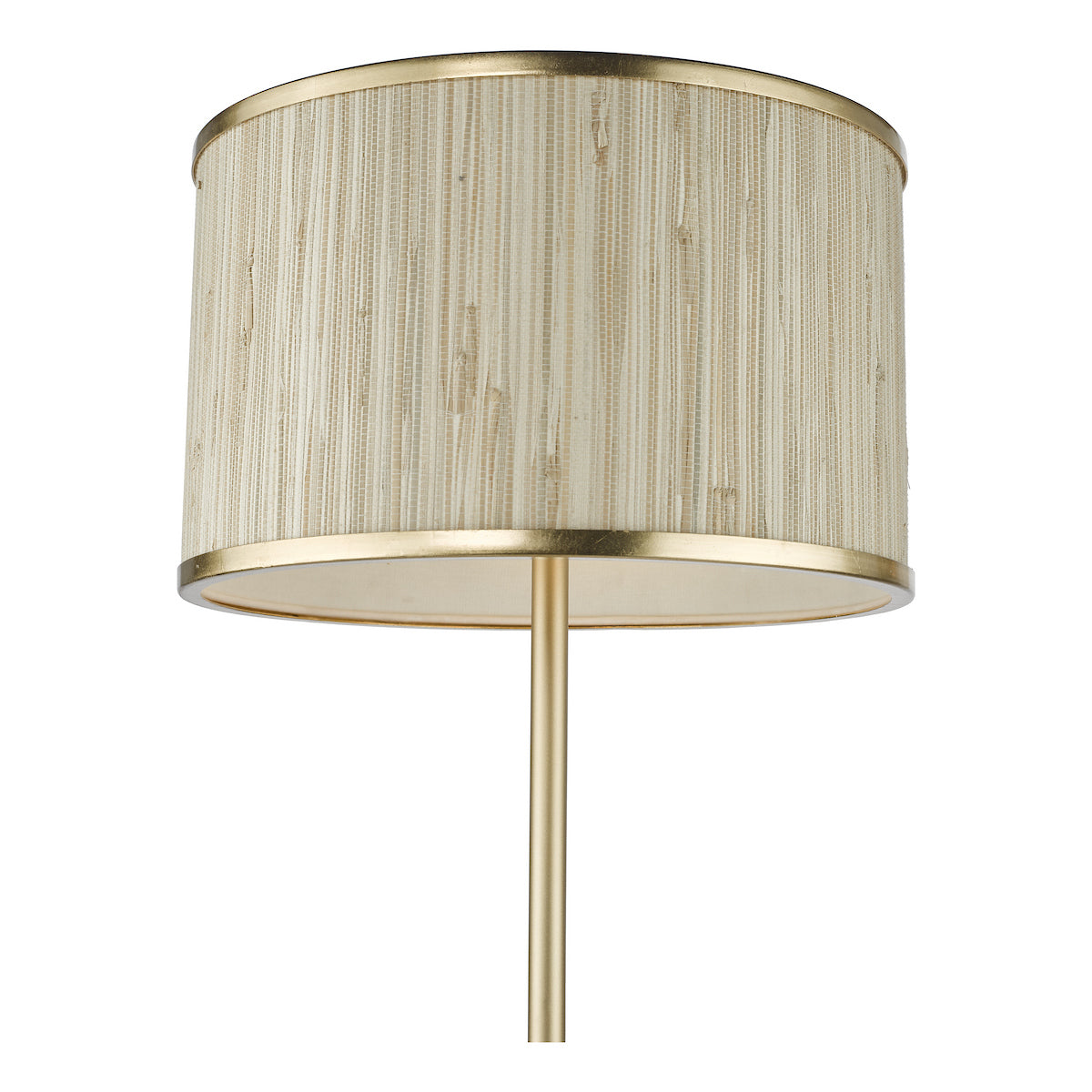 FENELLA 3LT FL GOLD WITH NATURAL SEAGRASS SHADE