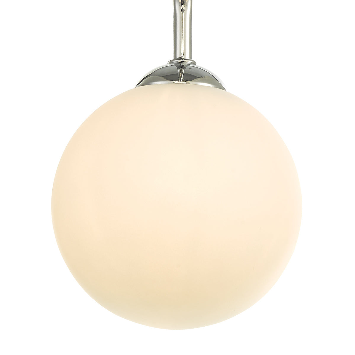 FEYA 3LT SEMI FLUSH POL CHR CW OPAL GLS