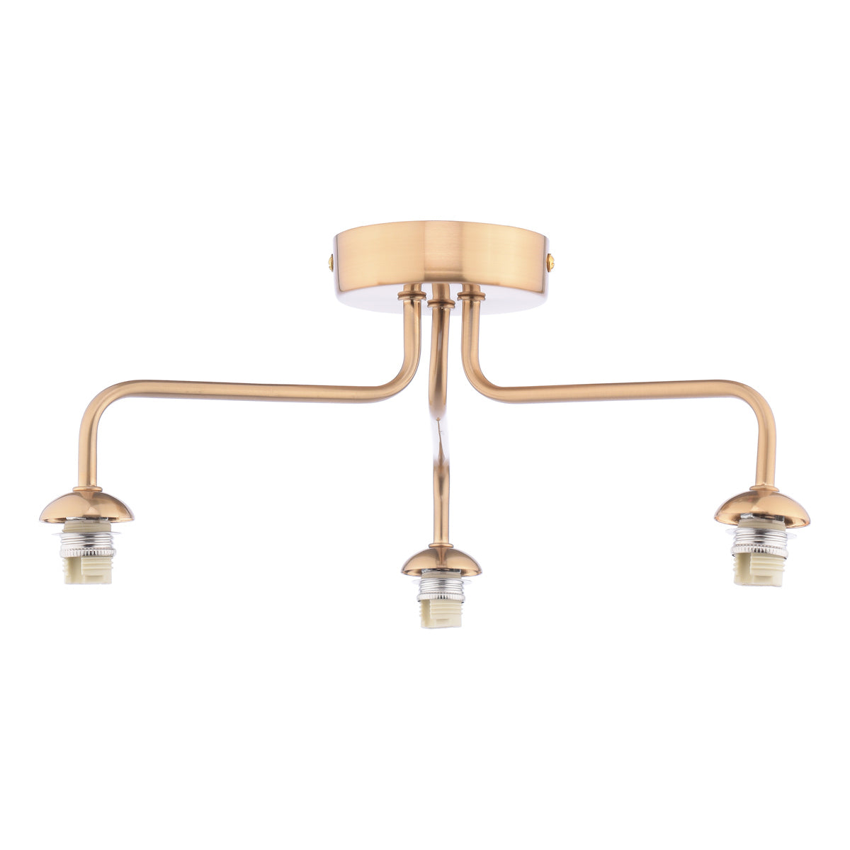 FEYA 3LT SEMI FLUSH BRONZE FRAME ONLY