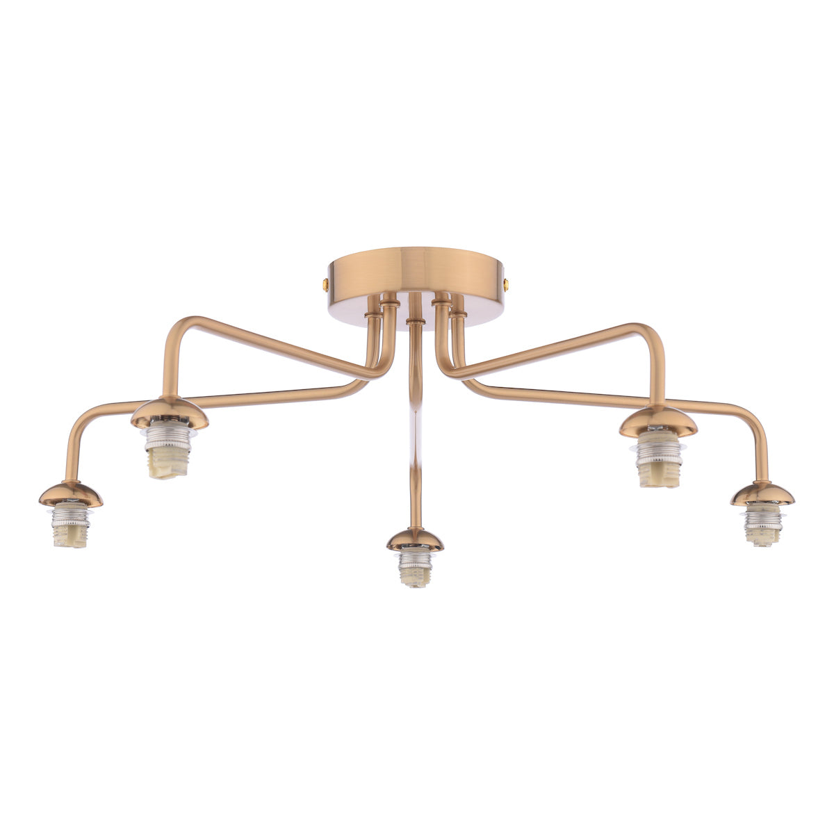 FEYA 5LT SEMI FLUSH BRONZE FRAME ONLY