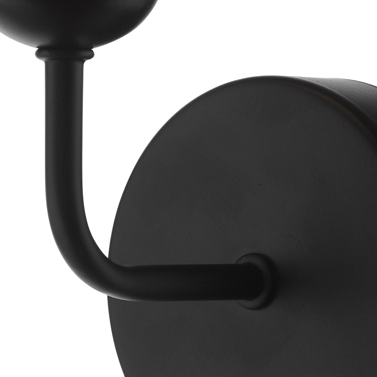 FEYA 1LT WALL LIGHT MATT BLACK CW SMOKED GLS