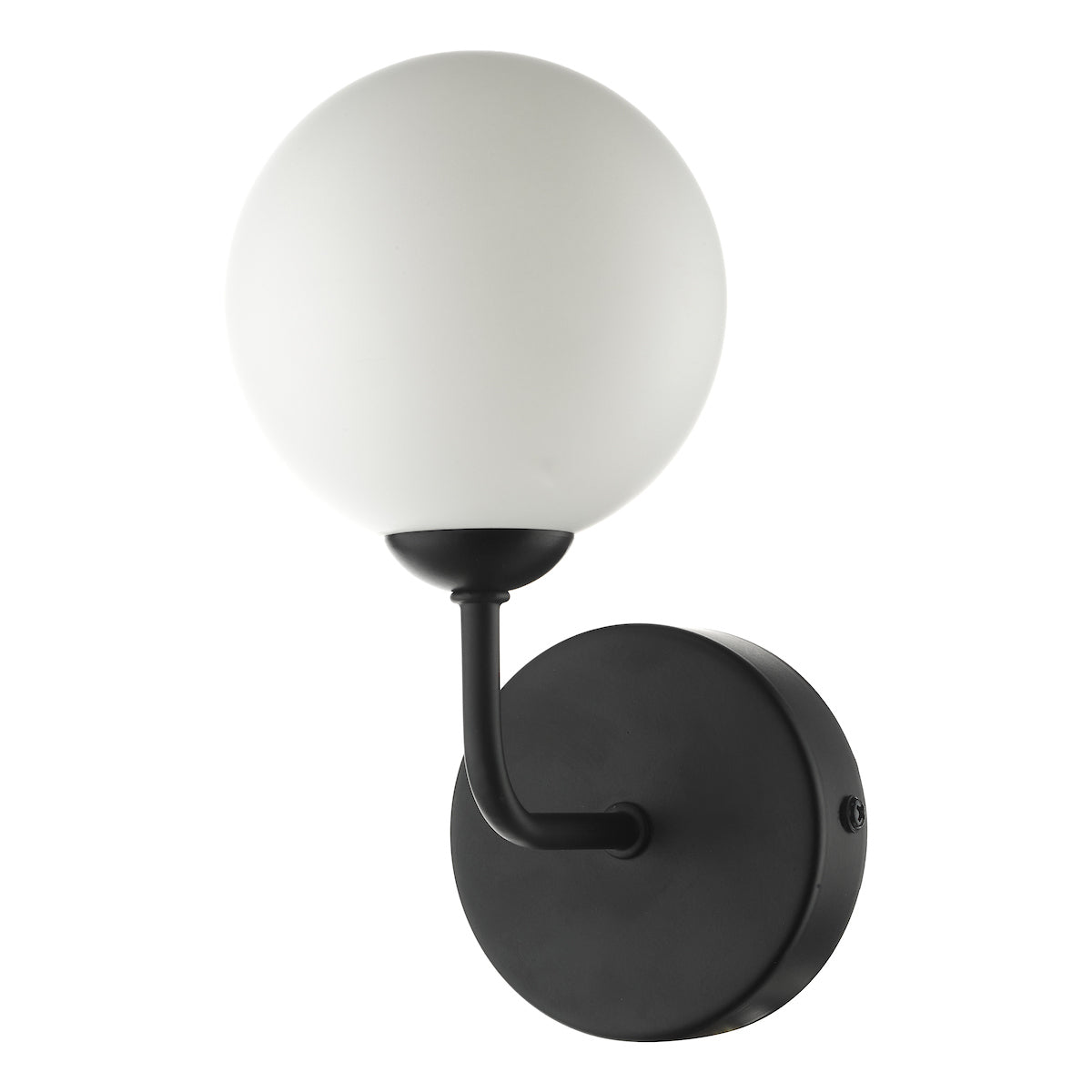 FEYA 1LT WALL LIGHT MATT BLACK CW OPAL GLS