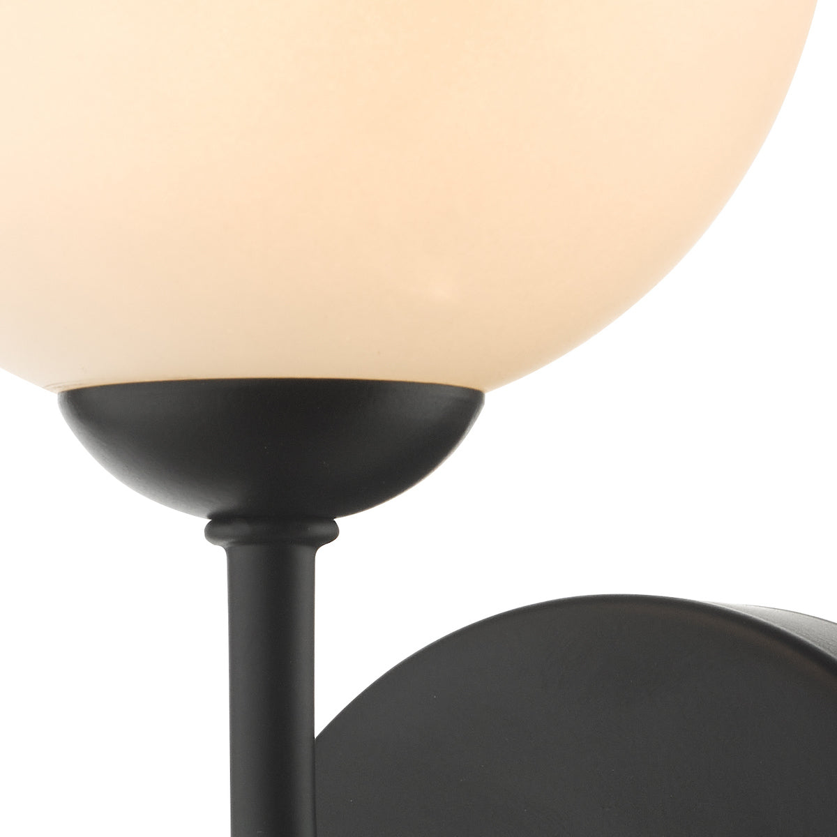 FEYA 1LT WALL LIGHT MATT BLACK CW OPAL GLS