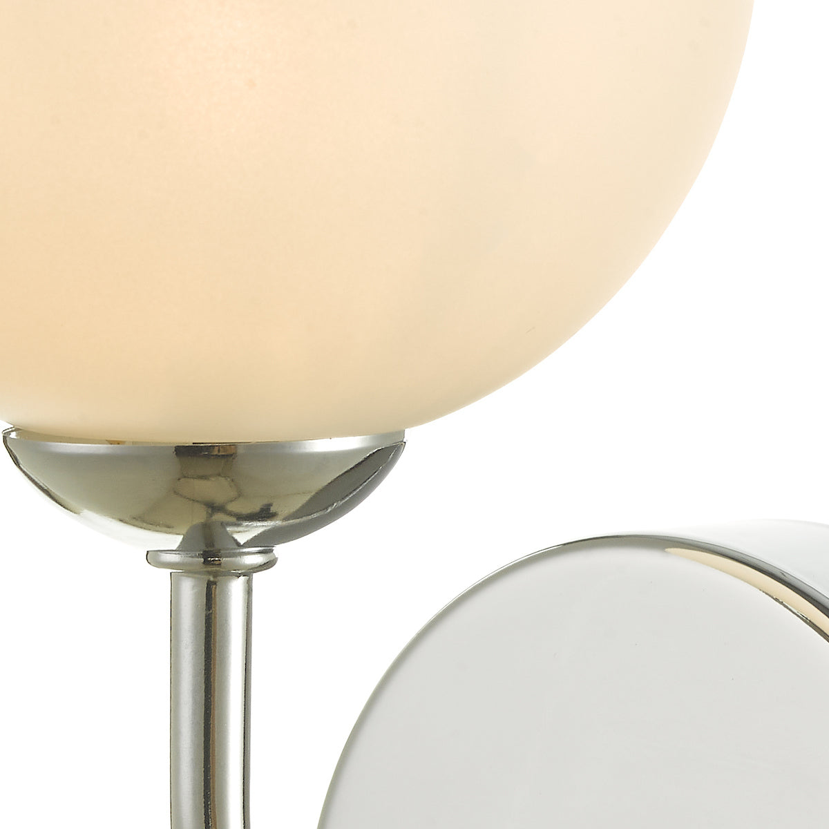 FEYA 1LT WALL LIGHT POL CHR CW OPAL GLS