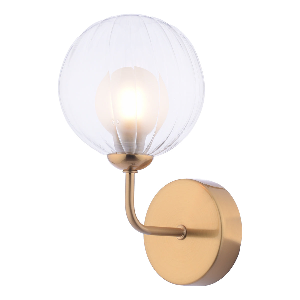 FEYA 1LT WALL LIGHT BRONZE CW DOUBLE ENVELOPE GLS
