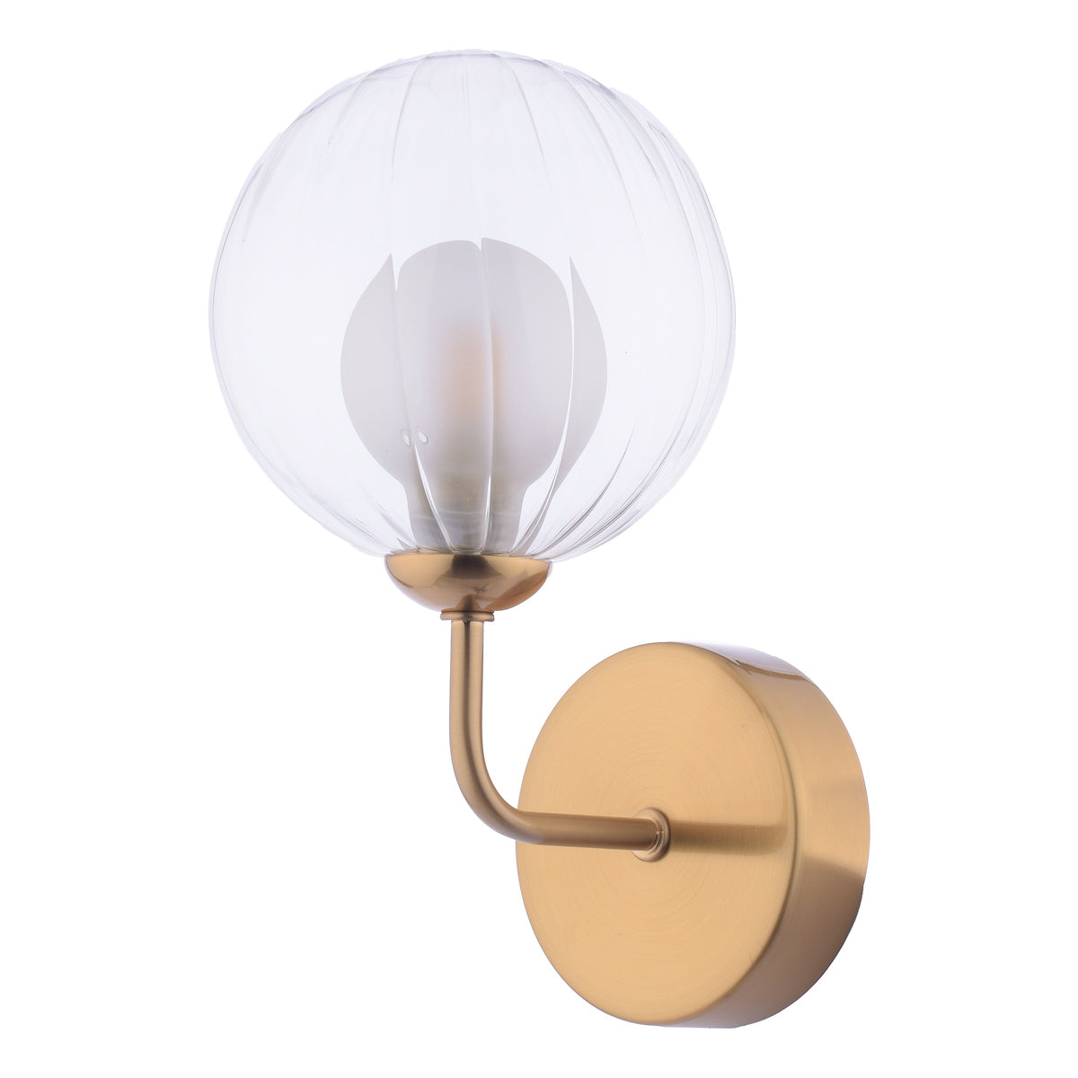 FEYA 1LT WALL LIGHT BRONZE CW DOUBLE ENVELOPE GLS