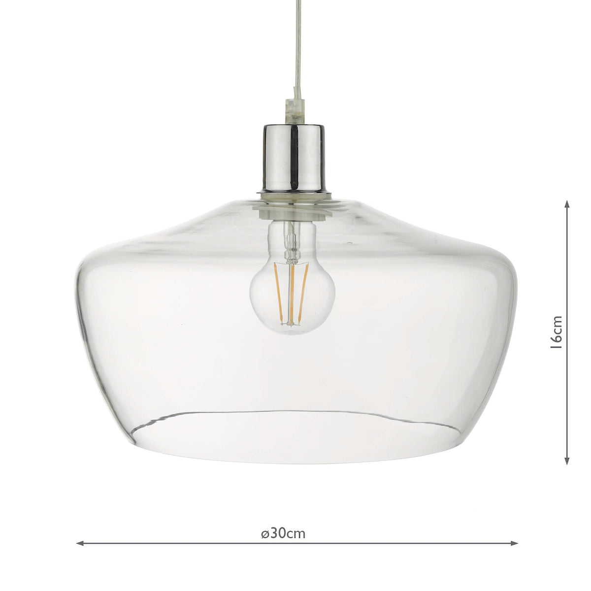FIDELLA EASY FIT CLEAR GLASS