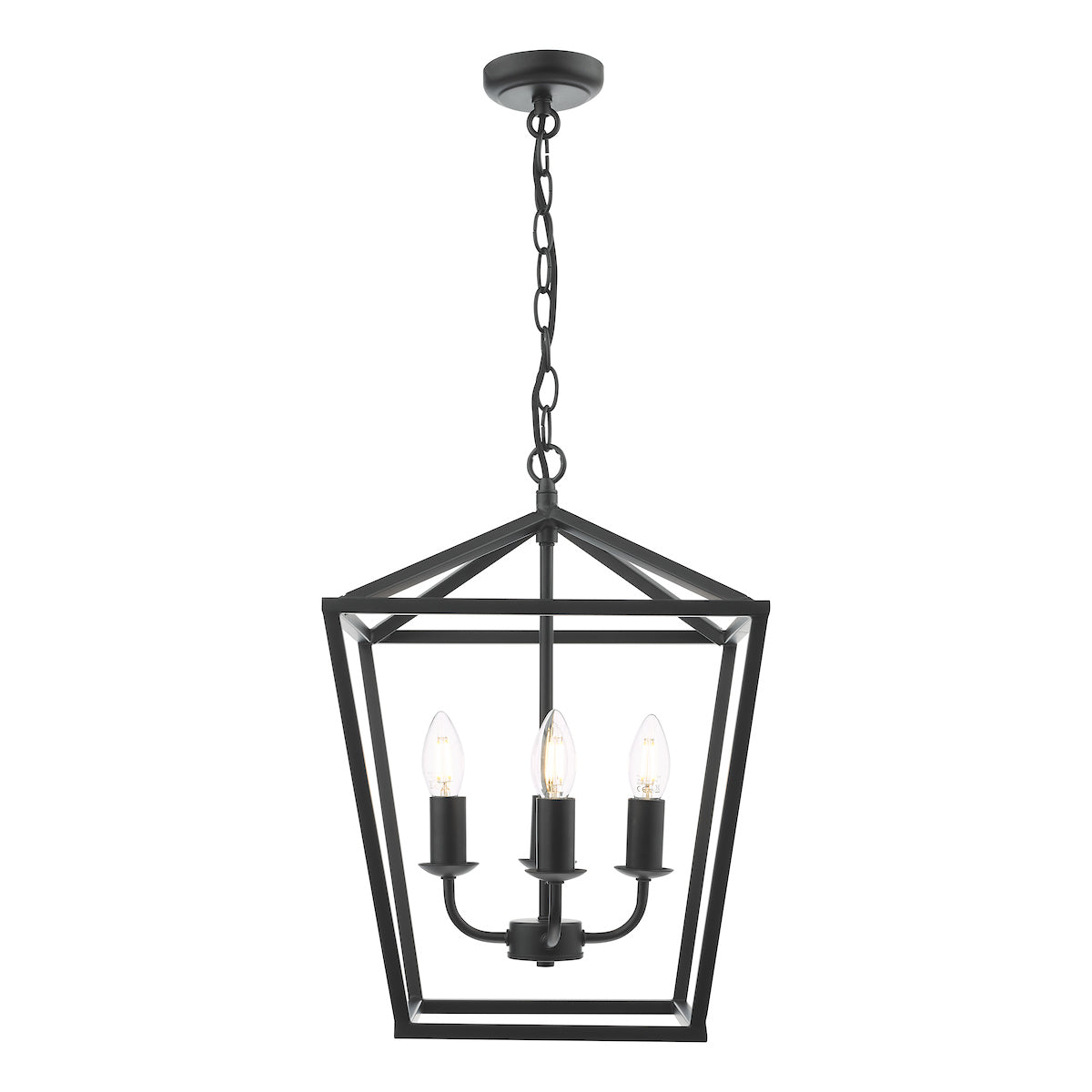 FIONN 4LT PENDANT MATT BLACK
