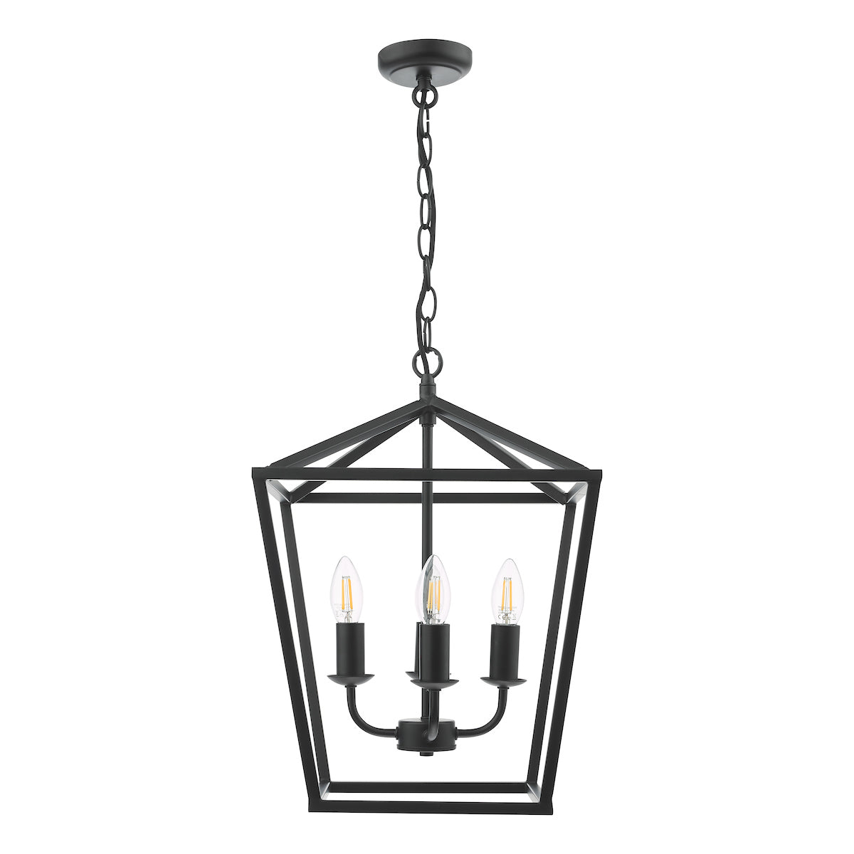 FIONN 4LT PENDANT MATT BLACK