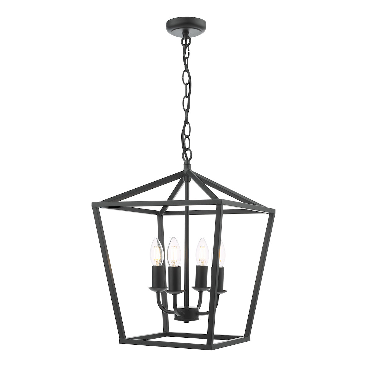 FIONN 4LT PENDANT MATT BLACK