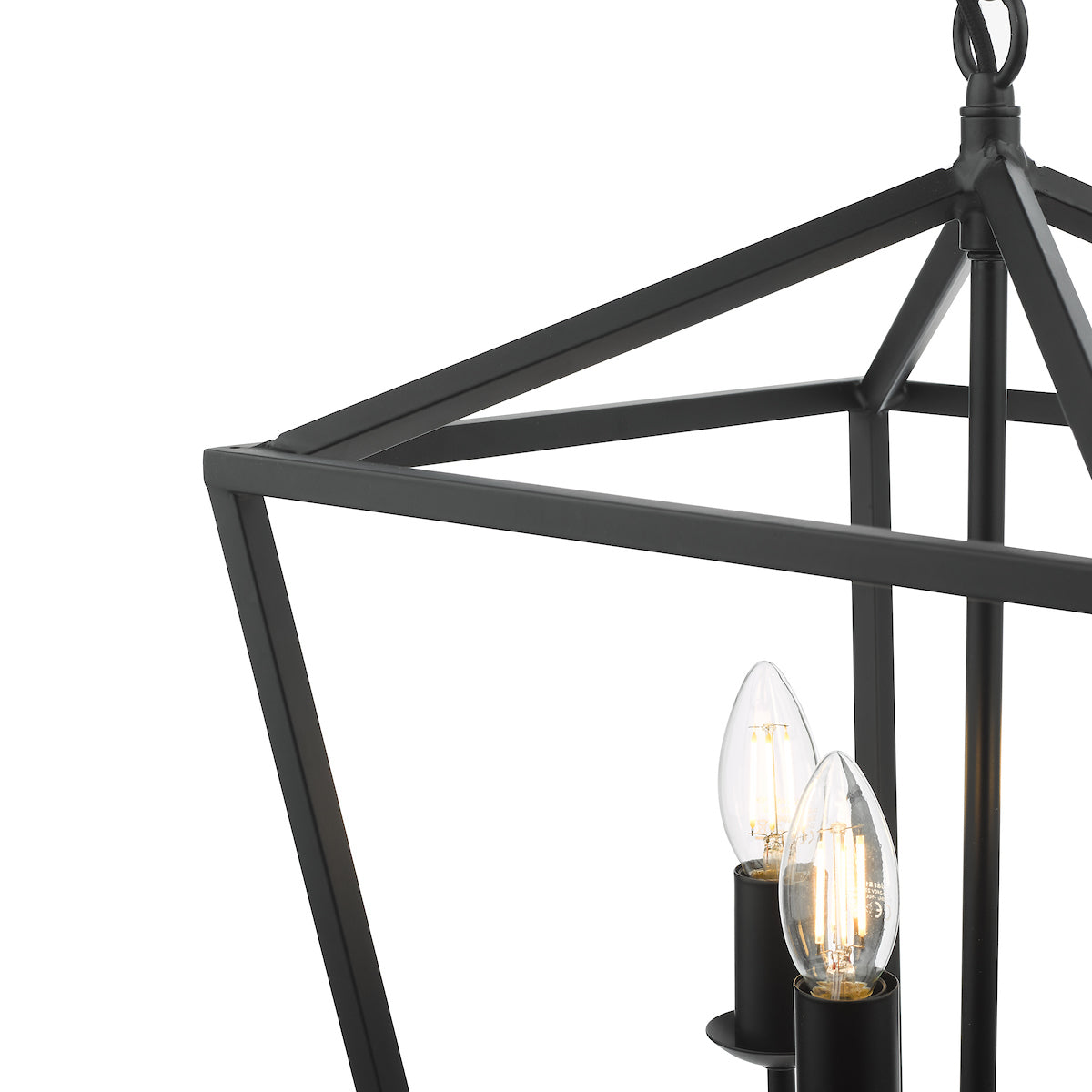 FIONN 4LT PENDANT MATT BLACK