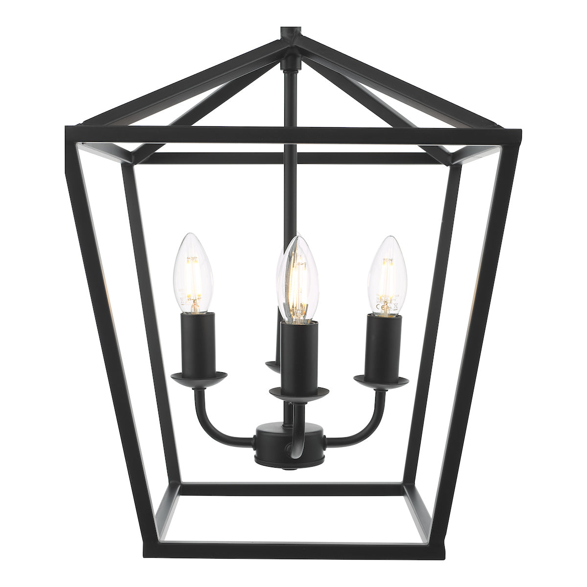 FIONN 4LT PENDANT MATT BLACK
