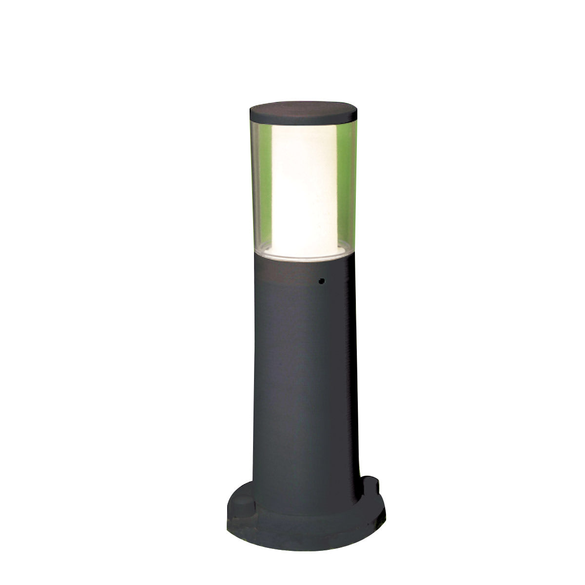 Carlo 400mm Bollard Black 3.5w Gu10 Cct Led
