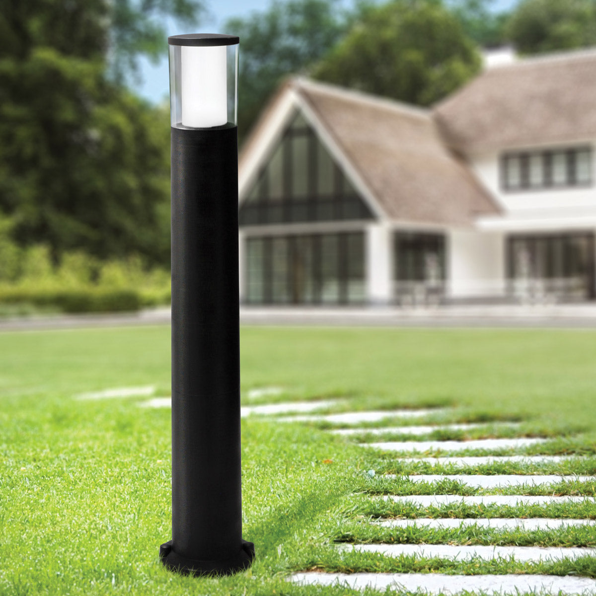 CARLO 800 BOLLARD 3.5W BLACK