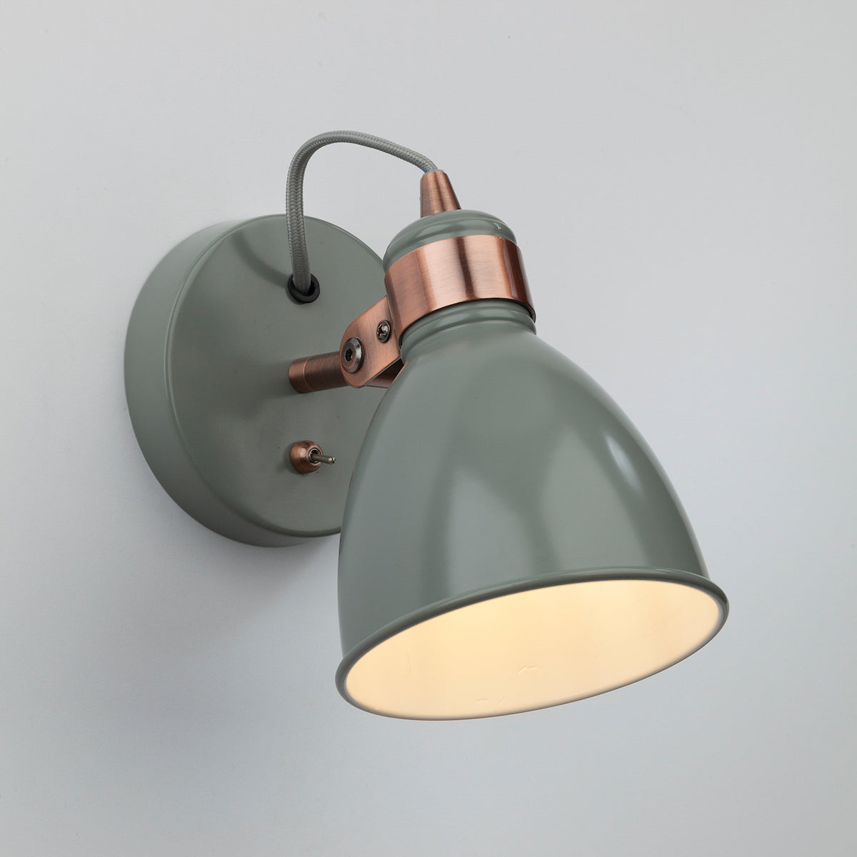 FREDERICK 1LT W/LT GLOSS GREY/ COPPER