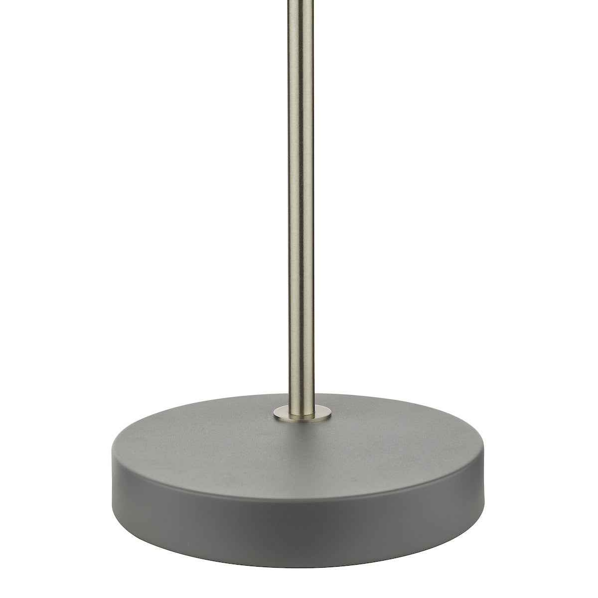 FREDERICK TABLE LAMP DARK GREY / SATIN CHROME