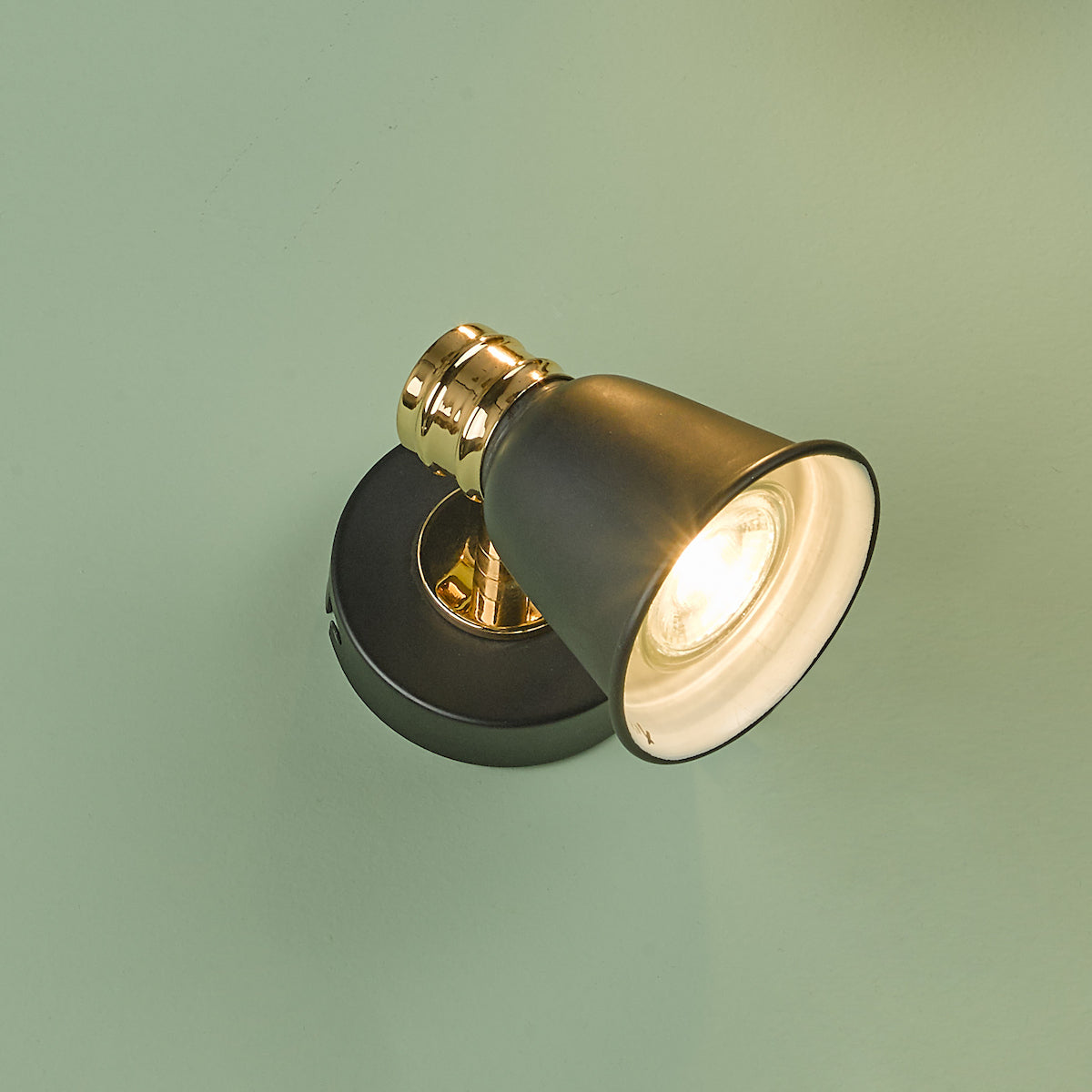 FRY SWB BLACK/ ROSE GOLD GU10 LED INC
