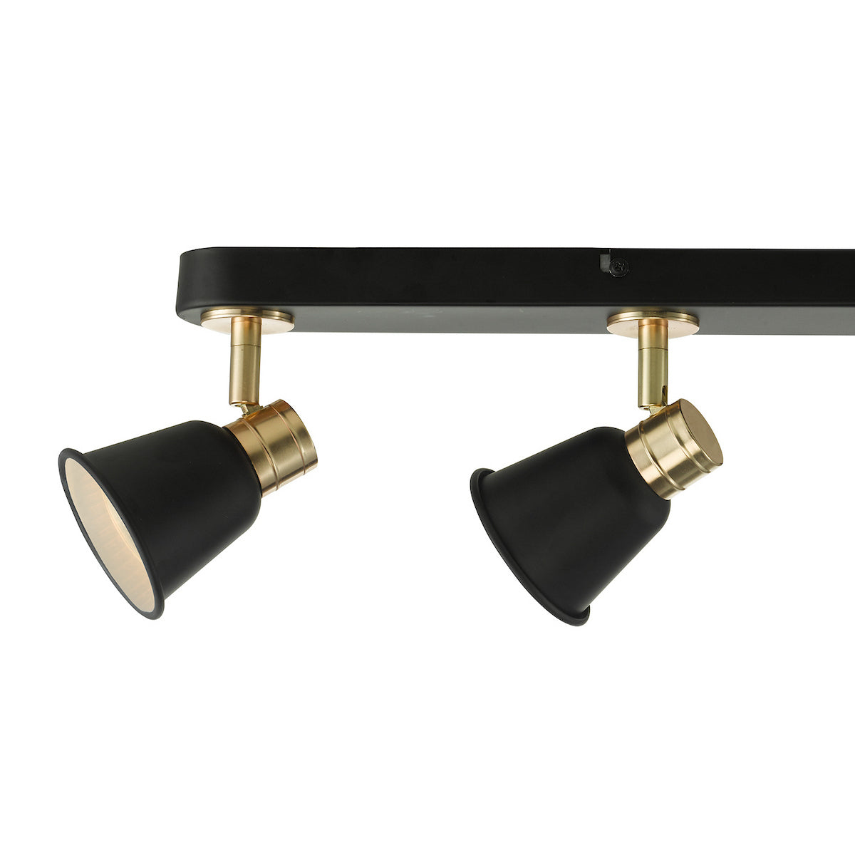 FRY 4LT BAR BLACK/ROSE GOLD GU10 LED INC