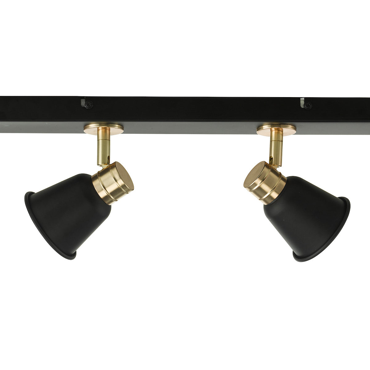 FRY 4LT BAR BLACK/ROSE GOLD GU10 LED INC