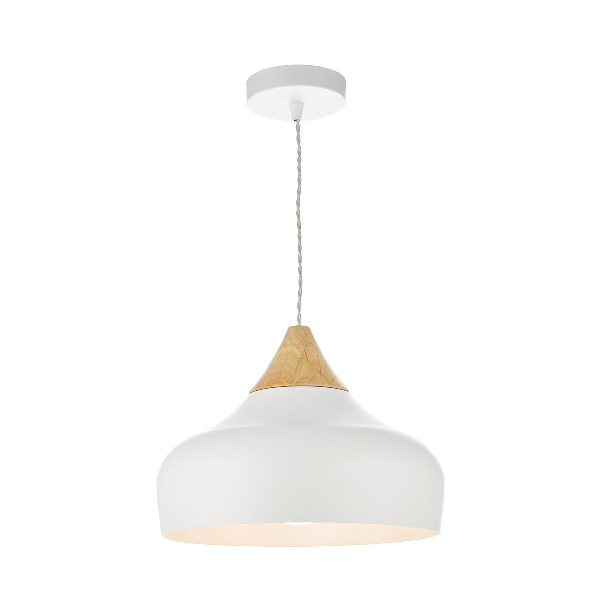 GAUCHO 1LT PENDANT WHITE