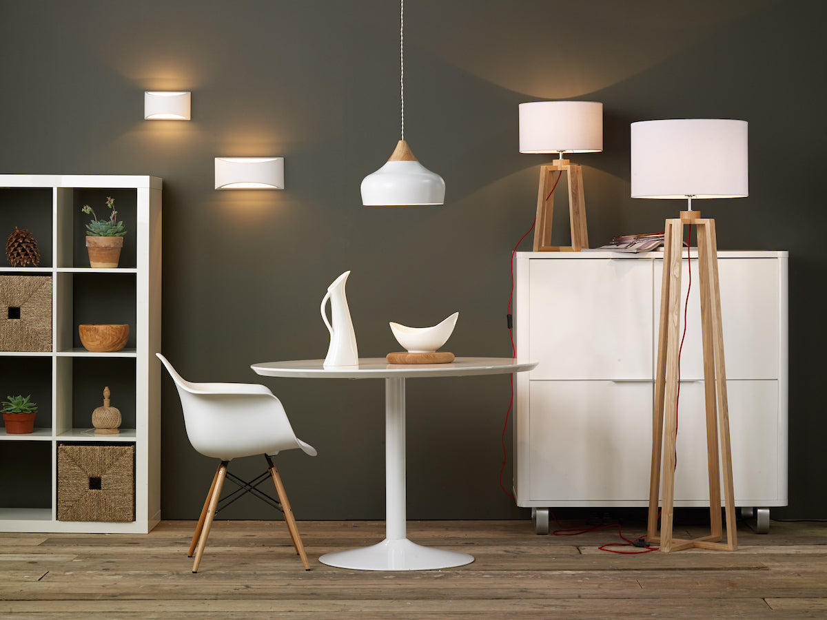GAUCHO 1LT PENDANT WHITE