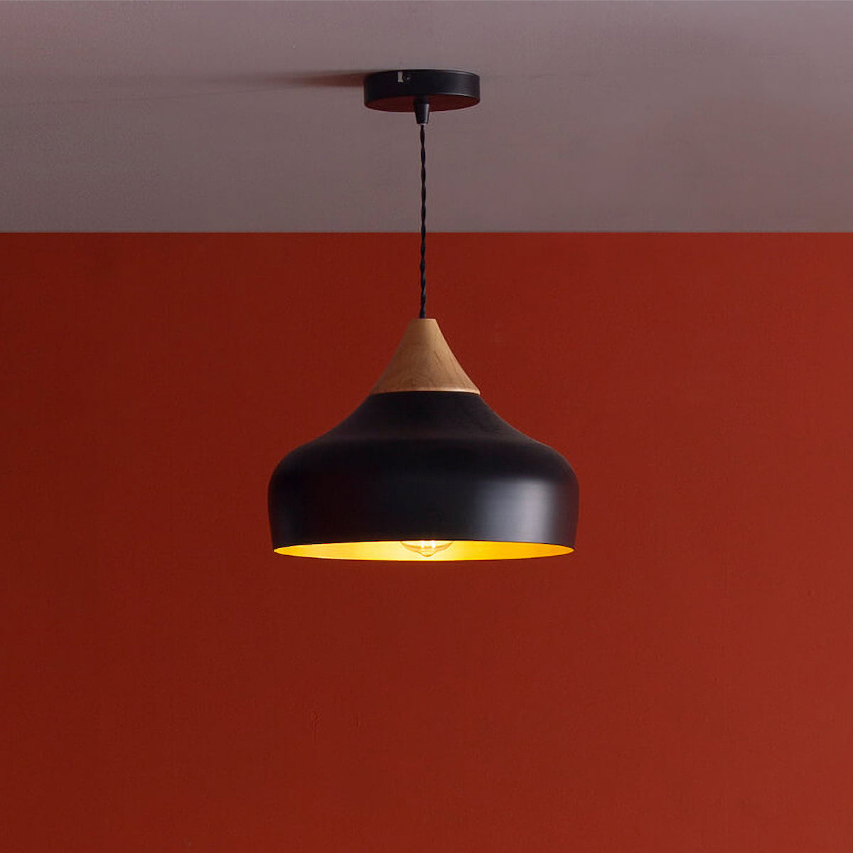 GAUCHO 1LT PENDANT BLACK