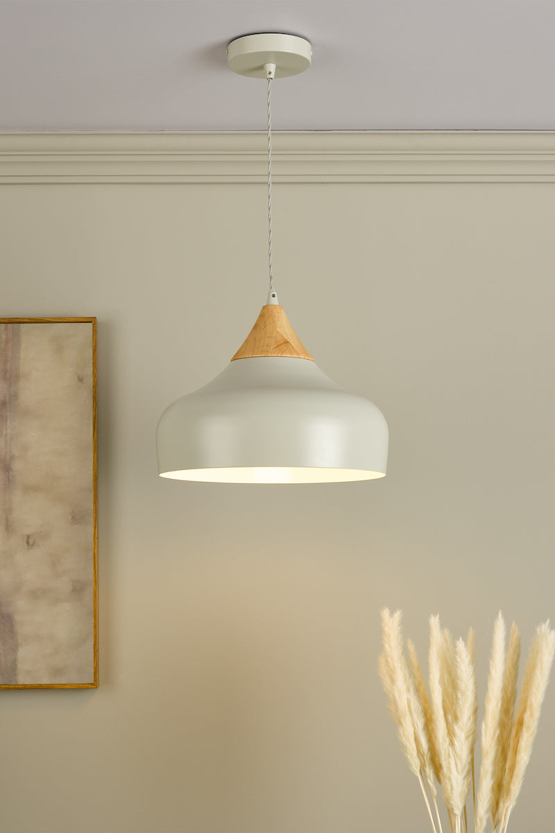GAUCHO 1LT PENDANT GREY