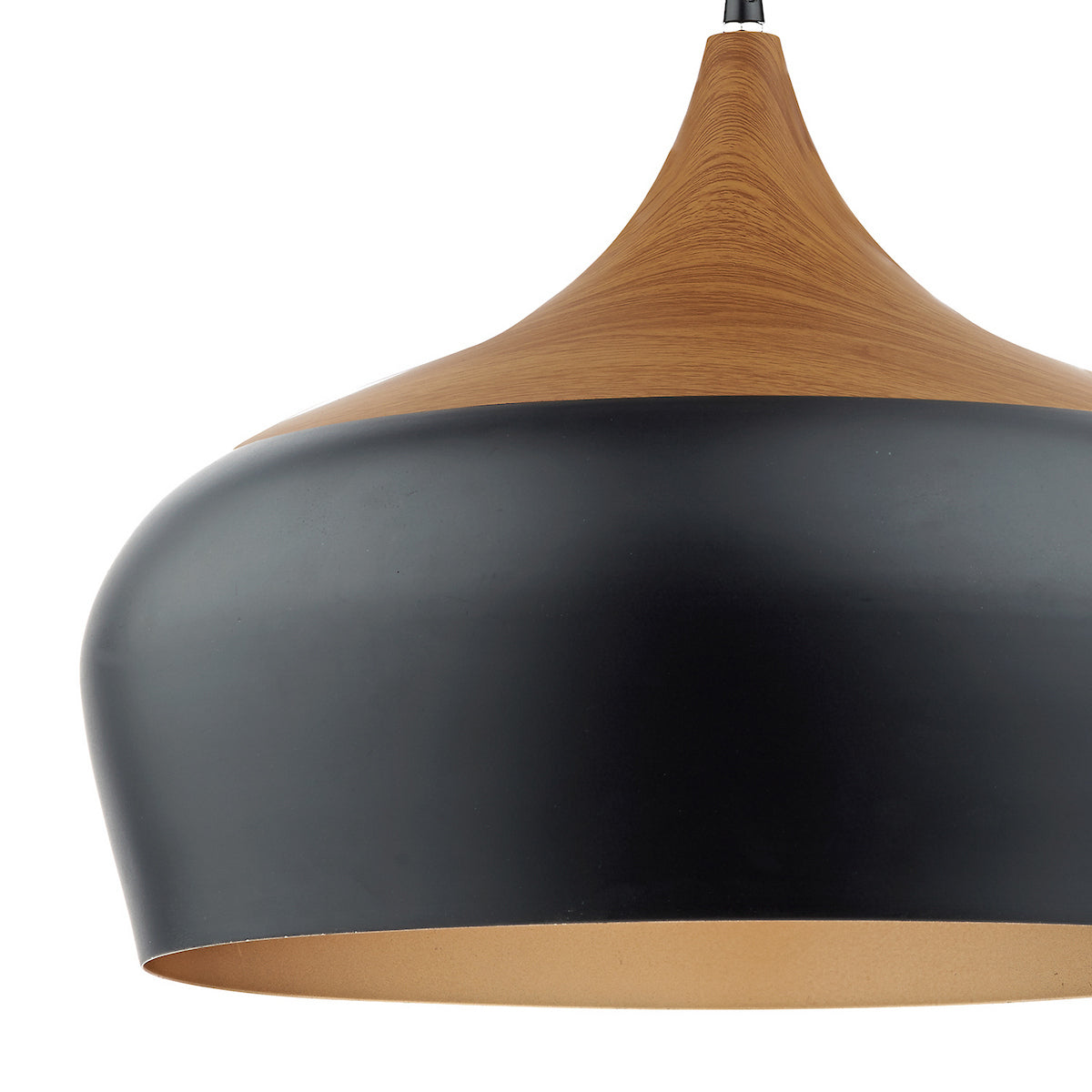 GAUCHO 1LT PENDANT BLACK LARGE