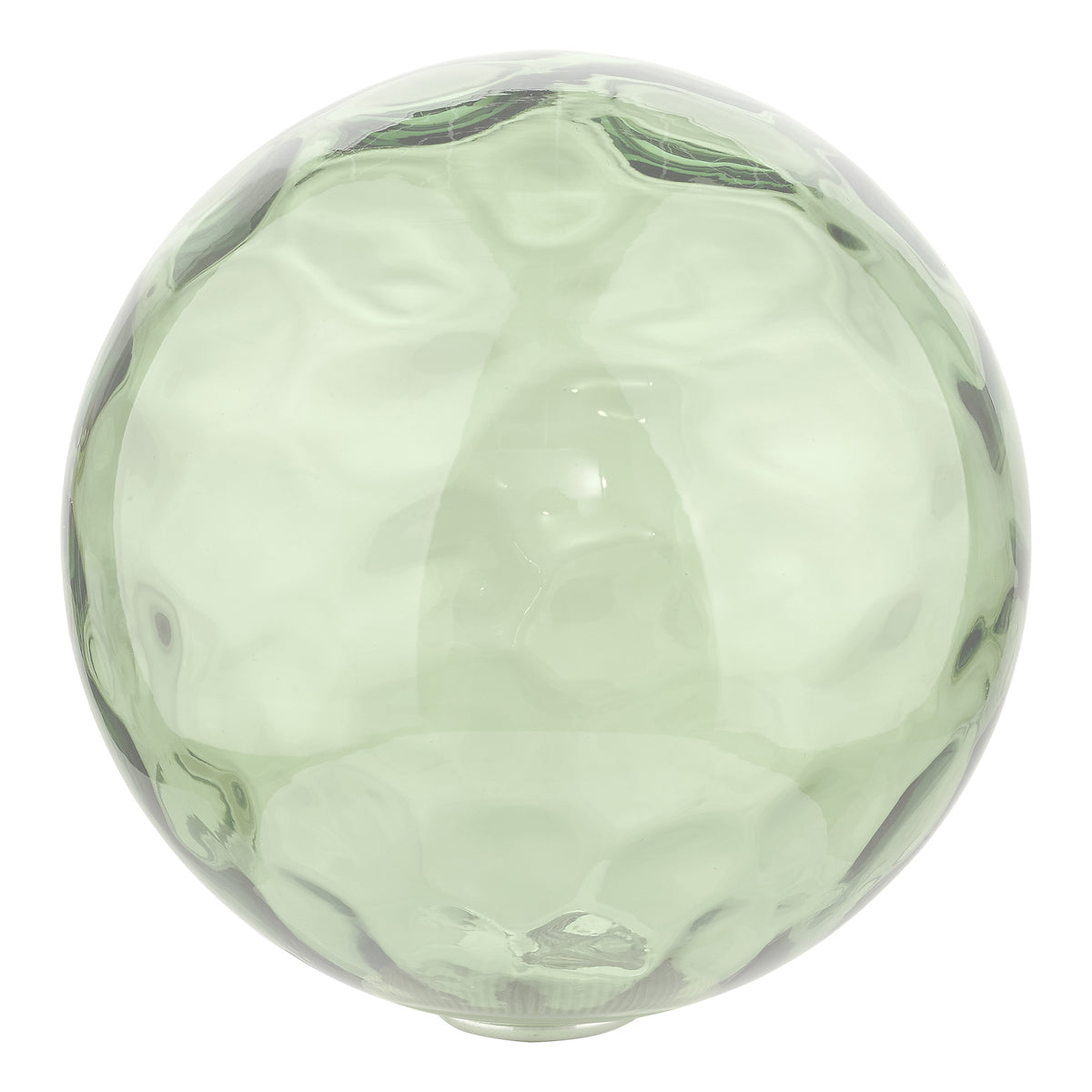 ACCESSORIES MIX & MATCH GLASS GREEN DIMPLE 150MM