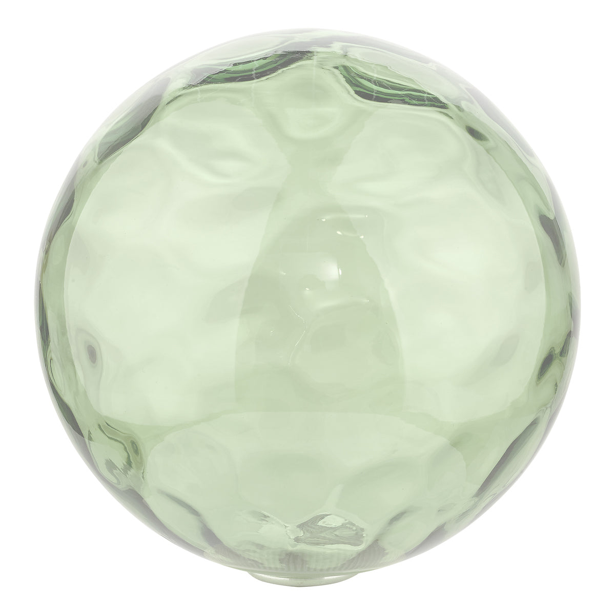 ACCESSORIES MIX & MATCH GLASS GREEN DIMPLE 150MM