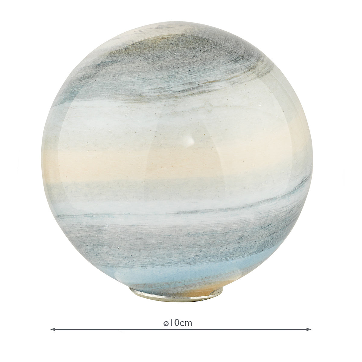 ACCESSORIES MIX AND MATCH PLANET GLASS LARGE 10CM
