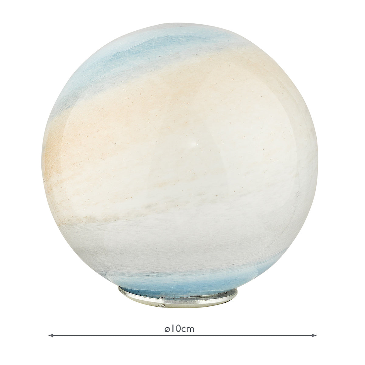 ACCESSORIES MIX AND MATCH PLANET GLASS SMALL 8CM