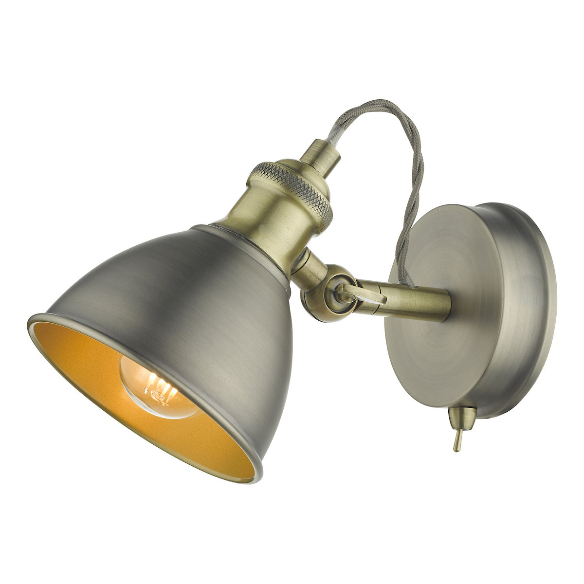 GOVERNOR SINGLE SPOTLIGHT ANT CHR ANT BRA
